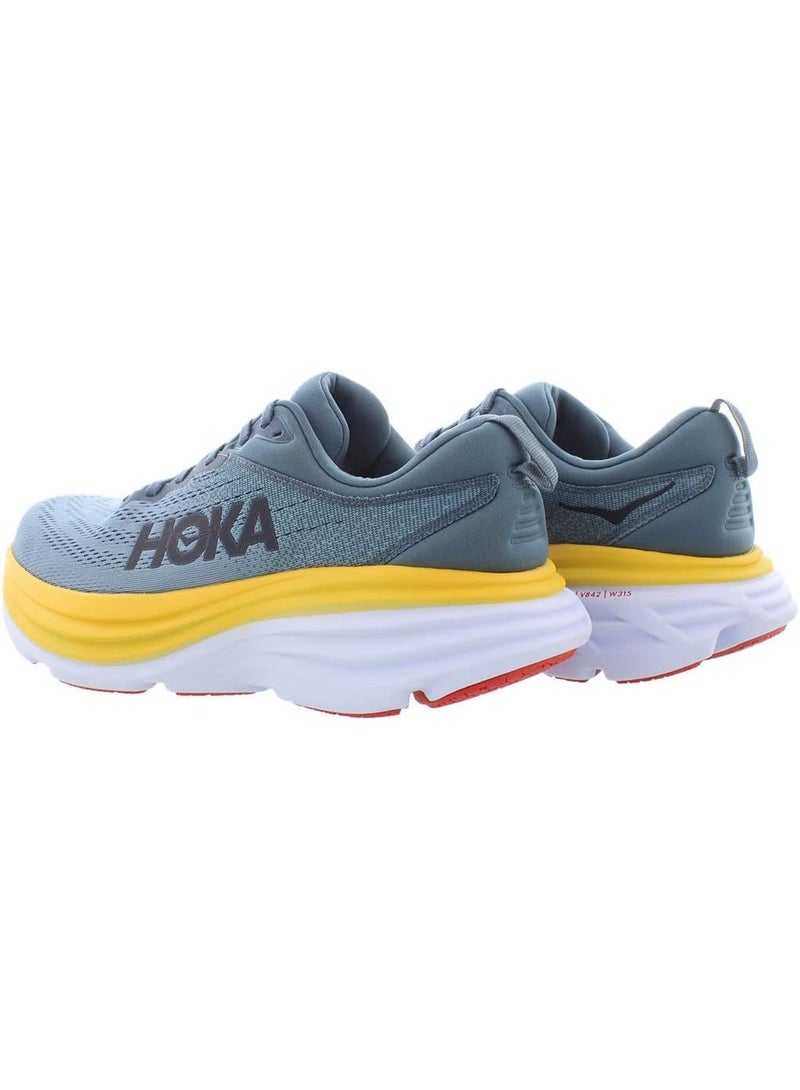 HOKA ONE ONE Hoka Bondi 8 Men's Running Shoes, Goblin Blue/Mountain Spring - Image 2